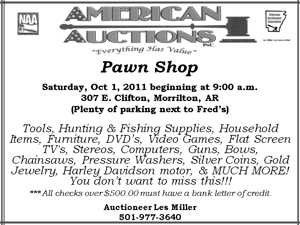 American Auctions Morrilton, AR